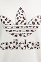 adidas Originals bluza bawełniana Leopard Sweat IW8477 biały