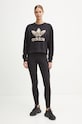 adidas Originals hanorac de bumbac Leopard Sweat IW8480 negru AW24