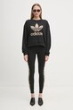 Памучен суичър adidas Originals Leopard Sweat IW8480 черен