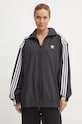 Mikina adidas Originals Oversized Zip Off Tracktop oversize čierna JM9251