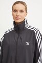 adidas Originals bluza Oversized Zip Off Tracktop negru JM9251