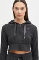 adidas Originals bluza Femme Galore Short Fulzip Hoodie gri JN3006