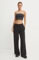 adidas Originals top Femme Galore Rib Tube Top JN3026 negru AW24