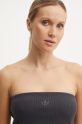 Топ adidas Originals Femme Galore Rib Tube Top чёрный JN3026