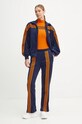 adidas Originals bluza welurowa 70s Velour Tracktop JN8287 granatowy AW24