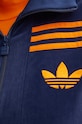adidas Originals bluza welurowa 70s Velour Tracktop JN8287 granatowy
