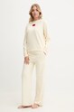 Кофта лаунж HUGO 50523414 бежевый AW24