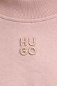 Bavlněná mikina HUGO 50527463 růžová
