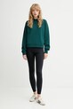 HUGO felpa in cotone 50527463 verde AW25