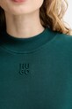 HUGO felpa in cotone 50527463 verde
