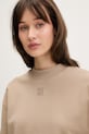 HUGO μπλούζα γυναικεία βαμβακερή Daxandria μπεζ 50527463