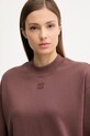 Odzież HUGO bluza bawełniana 50527463 brązowy