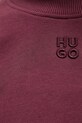 HUGO bluza bawełniana Daxandria 50527463 bordowy