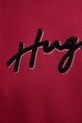 Хлопковая кофта HUGO 50528579 бордо