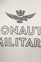 Bavlněná mikina Aeronautica Militare FE1971DF567 béžová