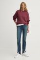 Bombažen pulover Levi's A8789 roza AW24