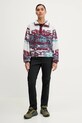 Columbia bluza sportowa Helvetia 2098501 bordowy AW25