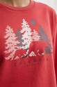 Columbia bluza Hart Mountain Crew 2086431 rosu