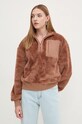 Fleecová mikina UGG 1158750 hnědá AW24