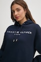 Mikina Tommy Hilfiger tmavomodrá WW0WW43598