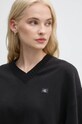 Calvin Klein Jeans hanorac de bumbac negru J20J224651