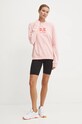 P.E Nation bluza bawełniana Heads Up 2 243F434 różowy AW25