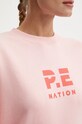 P.E Nation bluza bawełniana Heads Up 2 243F434 różowy