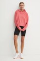 P.E Nation hanorac de bumbac Transition Hoodie 243H398 rosu AW24
