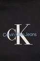 Βαμβακερή μπλούζα Calvin Klein Jeans J20J224177 μαύρο