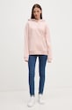 Calvin Klein Jeans bluza bawełniana J20J224173 różowy AW24
