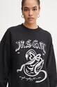 Хлопковая кофта MSGM чёрный 3742MDM110.247999