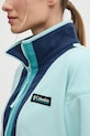 Columbia bluza polarowa Backbowl II FZ Fleece 2092163 turkusowy