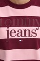 Tommy Jeans bluza bawełniana DW0DW19041 bordowy