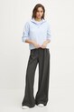 Mikina Tommy Jeans DW0DW19751 modrá AW24