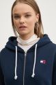 Tommy Jeans felpa in cotone blu navy DW0DW19932