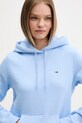 Tommy Jeans mikina dámská s bavlnou modrá DW0DW19958