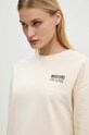 Bavlnená mikina Moschino Jeans béžová 1708.8732
