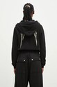 Одяг Бавовняна кофта Rick Owens Small Gimp Hoodie DS02D2246.FEP1 чорний