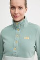 Спортивна кофта Helly Hansen Daybreaker Snap зелений 49535