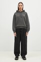 Бавовняна кофта Carhartt WIP Hooded Nelson Sweat I032741.87GD сірий
