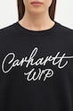Carhartt WIP sweter bawełniany Signature Sweater czarny I034034.K02XX