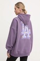 Одяг Кофта 47 brand MLB Los Angeles Dodgers BB012PMUQVI636514II фіолетовий