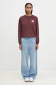 Fjallraven tracksuit sweatshirt 1960 Logo Badge F87230.357 maroon