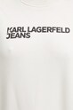 Karl Lagerfeld Jeans felpa 246J1809 bianco