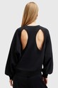 Βαμβακερή μπλούζα AllSaints STARE CYGNI μαύρο W089JB
