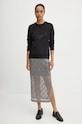 Karl Lagerfeld bluza 246W1817 negru AW24