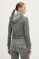 Одяг Велюрова кофта Juicy Couture ROBERTSON CLASS JCAP176.694 сірий