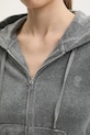 Велюрова кофта Juicy Couture ROBERTSON CLASS JCAP176.694 сірий
