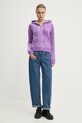 Кофта Juicy Couture ROBERTSON CLASS JCAP176.695 фіолетовий AW24