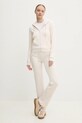 Велюрова кофта Juicy Couture ROBERTSON GOLD JCAP176G.692 бежевий AW24